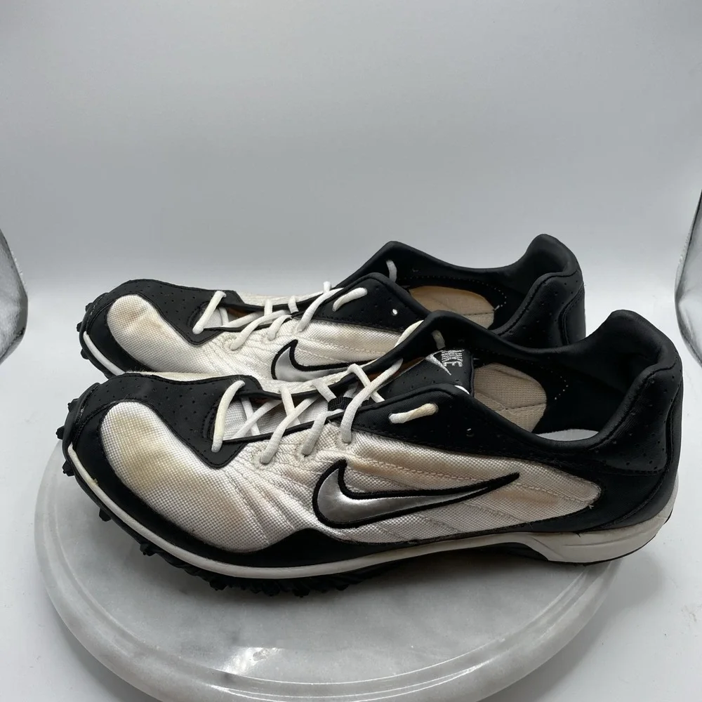 Women's 10 Nike Rival XC 6 Jenna Black White Cross Country Track Running *Read